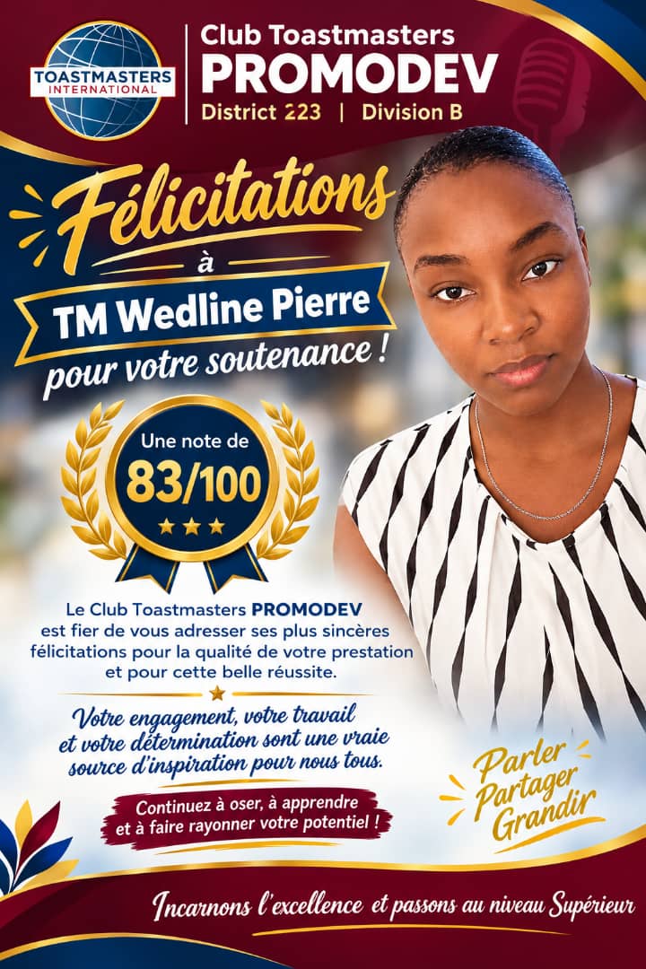 Agronome Wedline Pierre : une réussite au service des ressources naturelles et des écosystèmes marins
